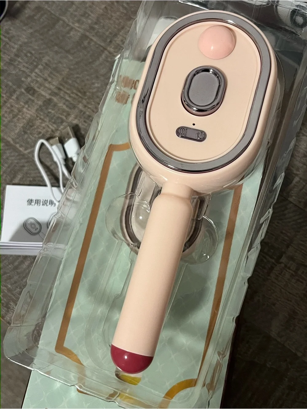 Electric Spray Retractable Air Cushion Comb
